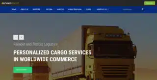 Startly Logistics Cargo Transportation Website Template