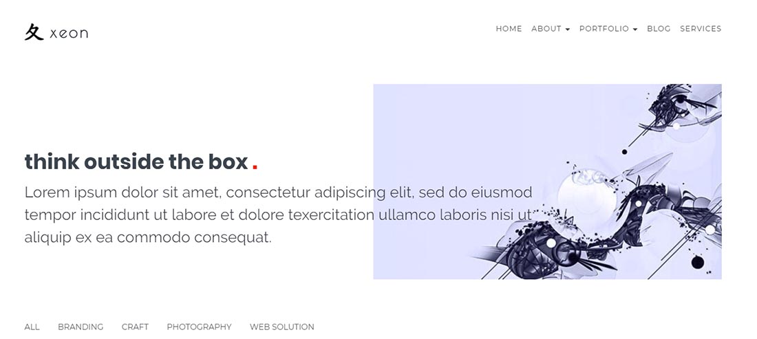 Ninetheme WordPress portfolio themes