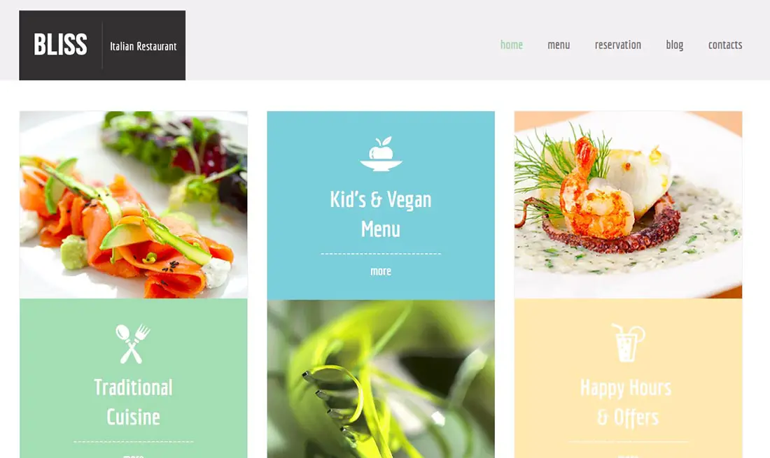  Free HTML5 Theme for Restaurant Website Website Template Simple Website Template