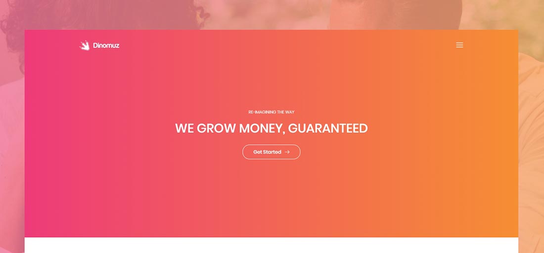 Dinomuz Simple Website Template