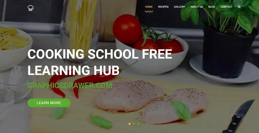Themewagon Live Demo _ Cooking School-A High-Quality Mobile-Friendly Free HTML5 Open Source Template for Easy Modification