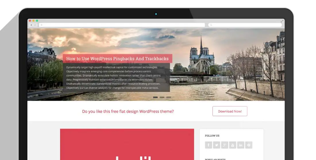 Sparkling Free WordPress Magazine Themes 