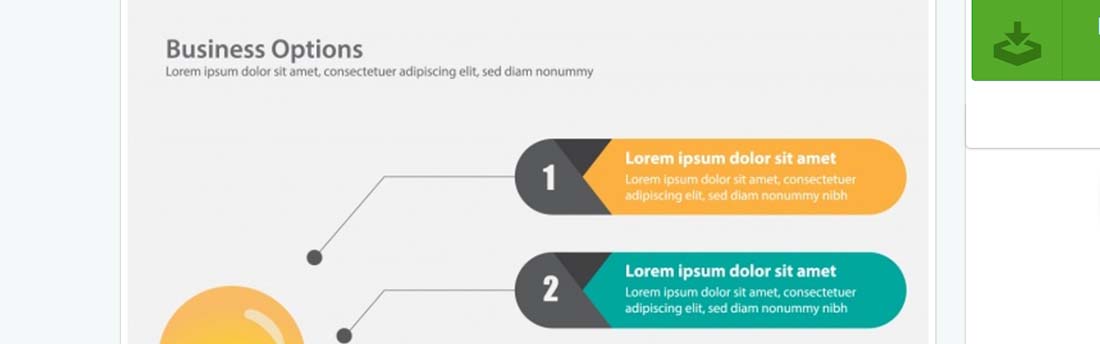 Business infographic design Vector