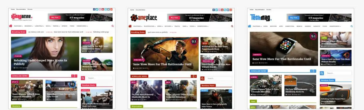 htmagazine modern magazine news blog wordpress theme