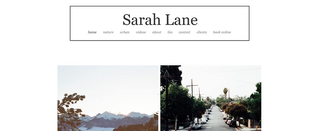 Outdoor Photography Website Template