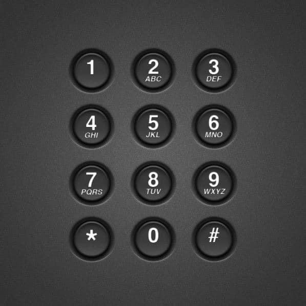 create-a-realistic-telephone-keypad