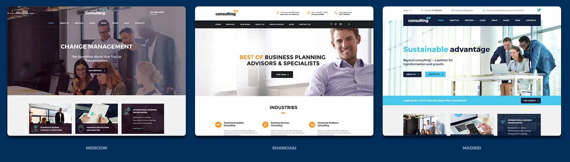 consulting wordpress theme templates