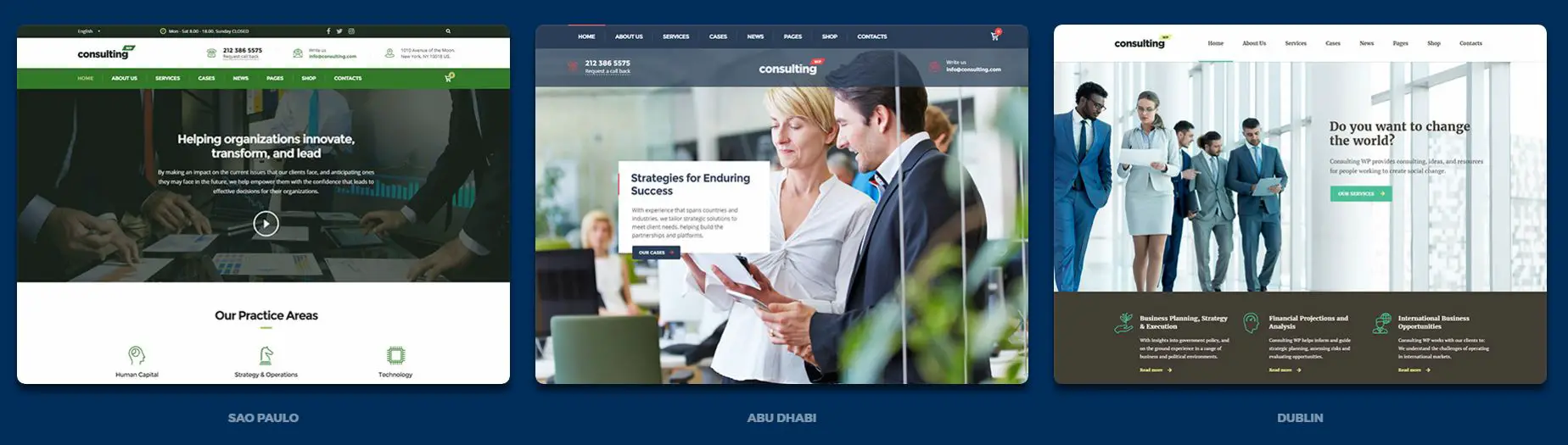 consulting wordpress theme templates