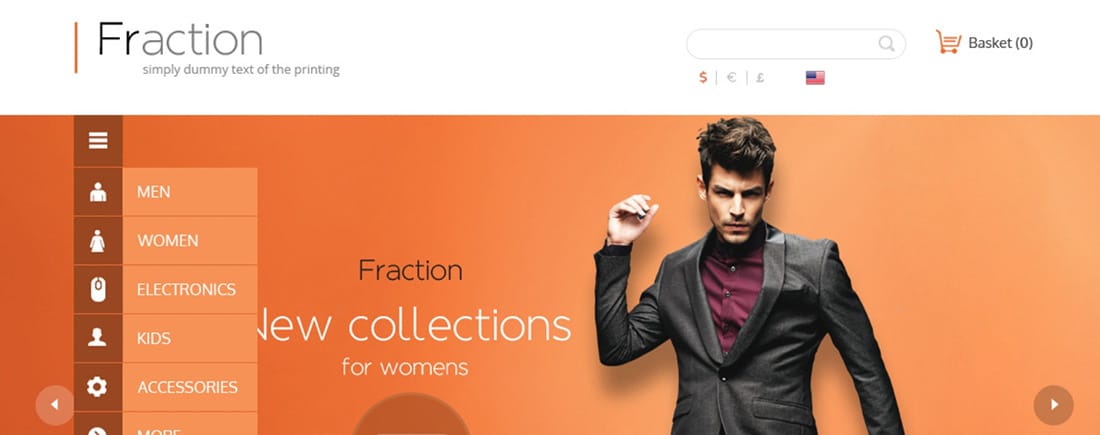 Fraction - Multi-Purpose Responsive Opencart Theme 