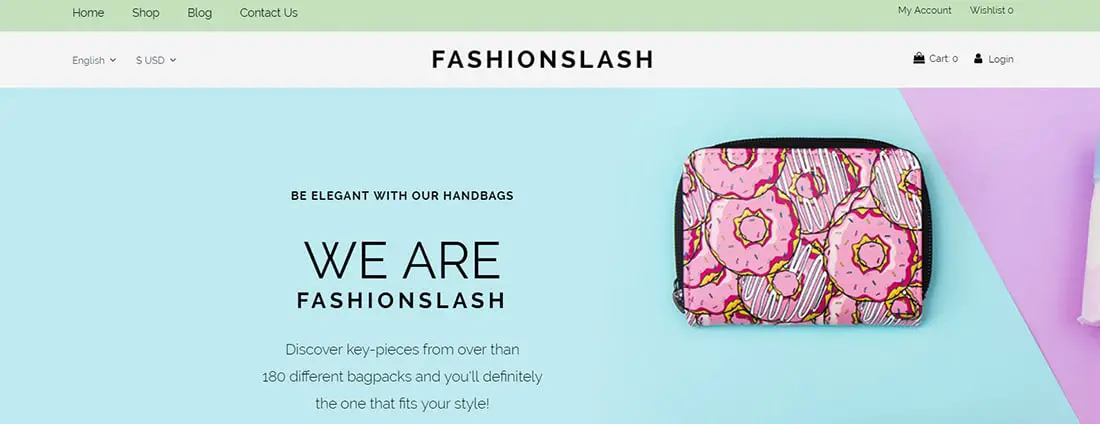 Fashionlash - Responsive Opencart Theme for Single Product Store 