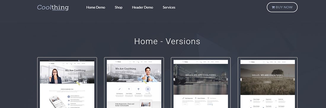 Coolthing - Corporate Business WordPress 