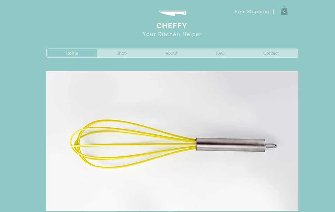 Kitchen Shop Website Templates