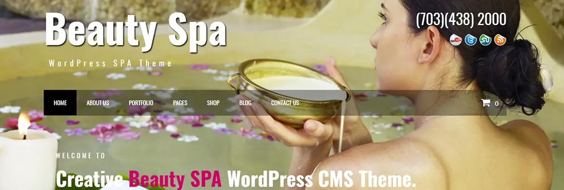 Beauty SPA - Creative WordPress CMS Theme 