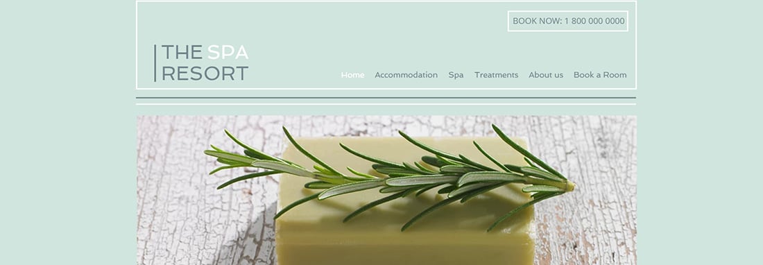 Old-Spa Resort Website Template _ WIX