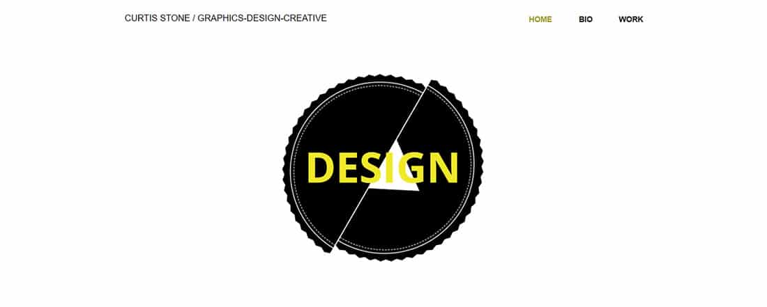 Graphic Design Website Template _ WIX