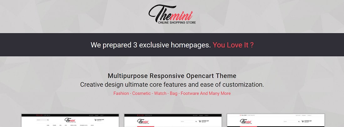 Themini - Multipurpose Responsive Fashion Opencart 