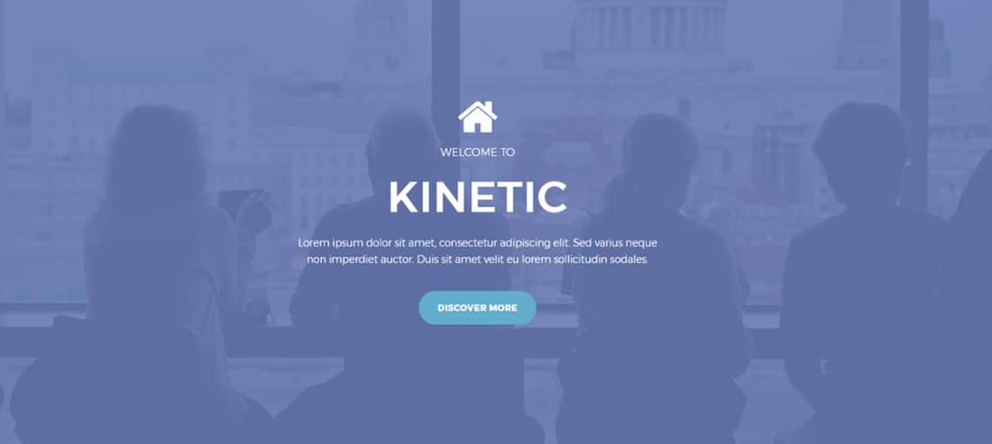 Kinetic - Free HTML CSS Templates