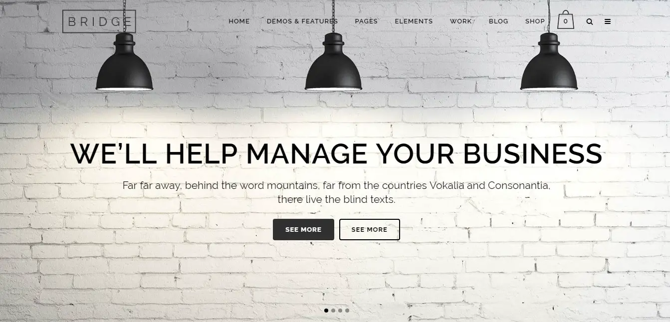 Bridge _ Creative Multi Purpose WordPress Theme