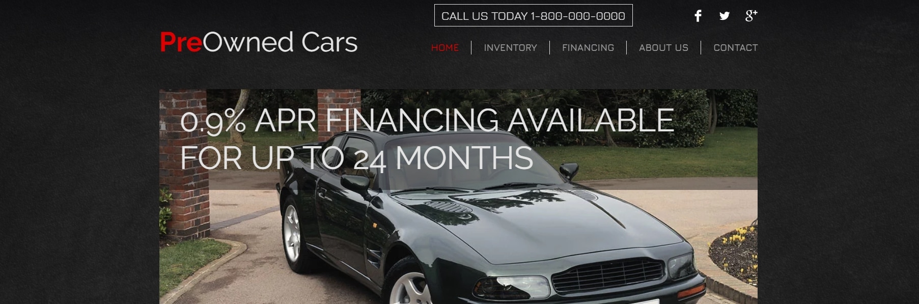 Car Dealership Website Template