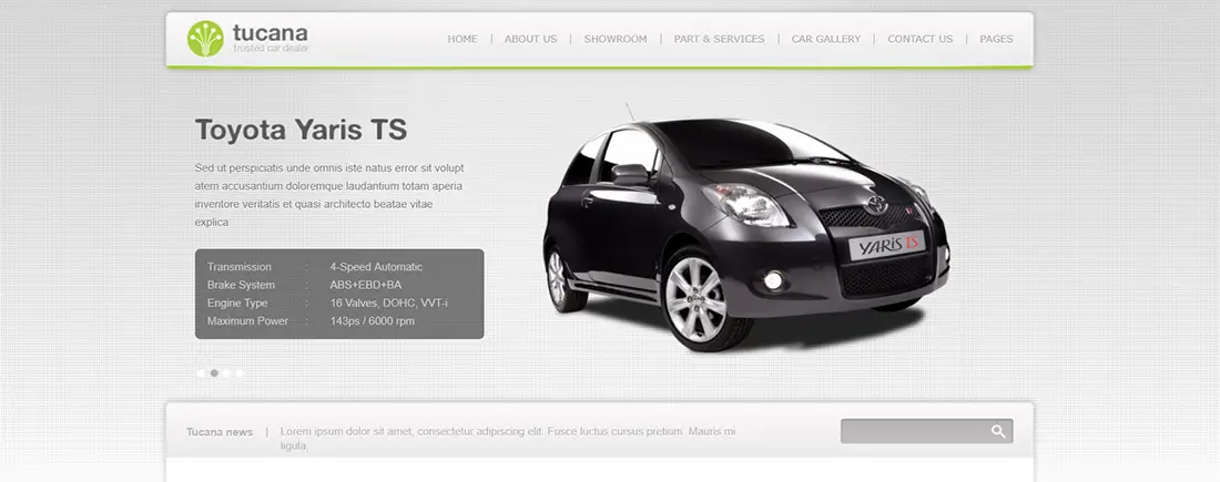 Tucana - Cars Dealer Template