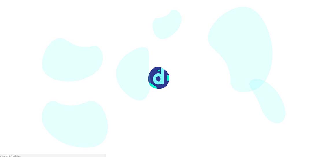 district0x Single Page Website