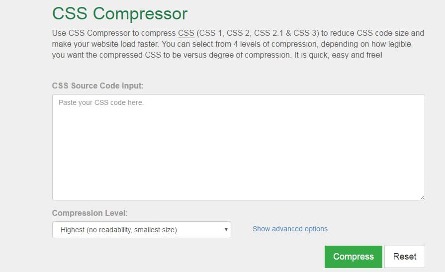 CSS Compressor