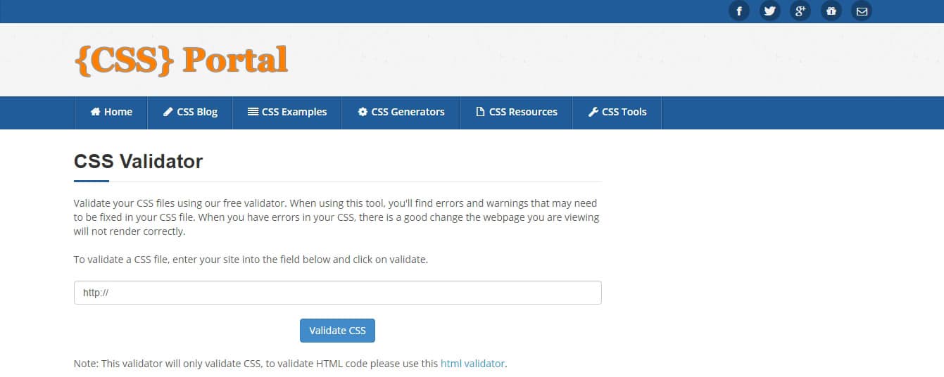 CSS Validator - CSS Portal