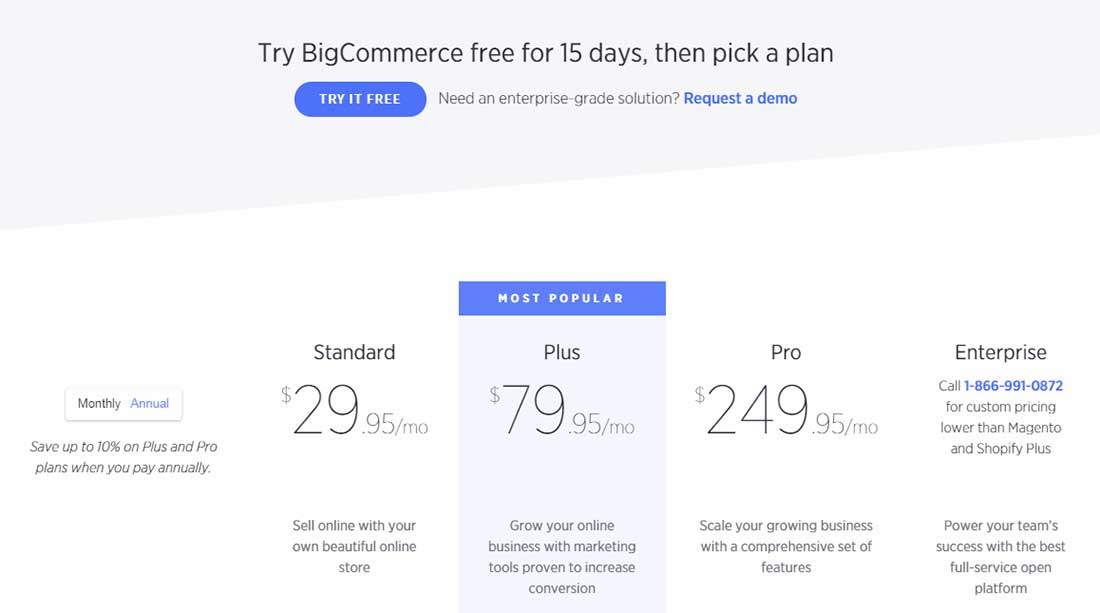 BigCommerce Pricing