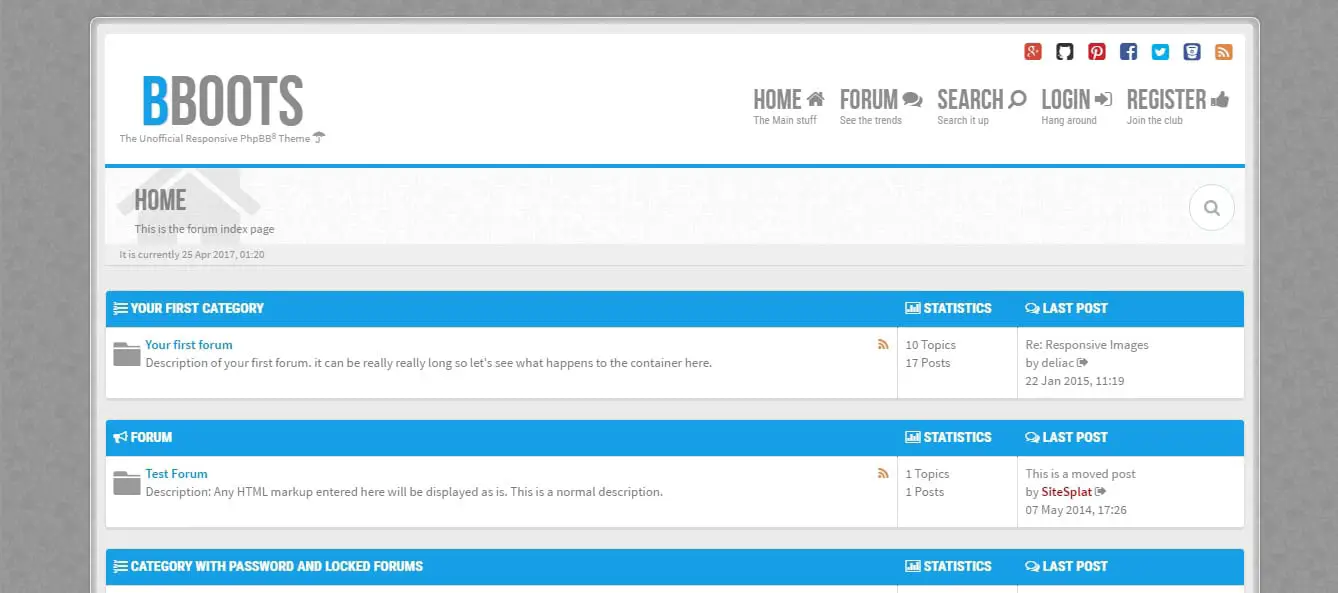 BBOOTS Forum Website Templates