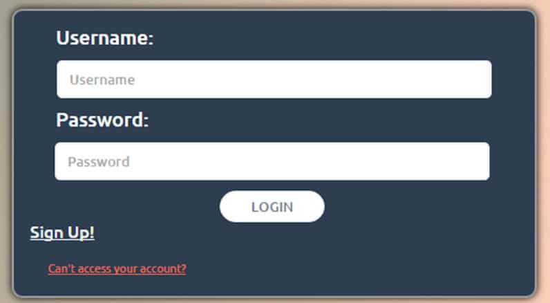 Responsive Login