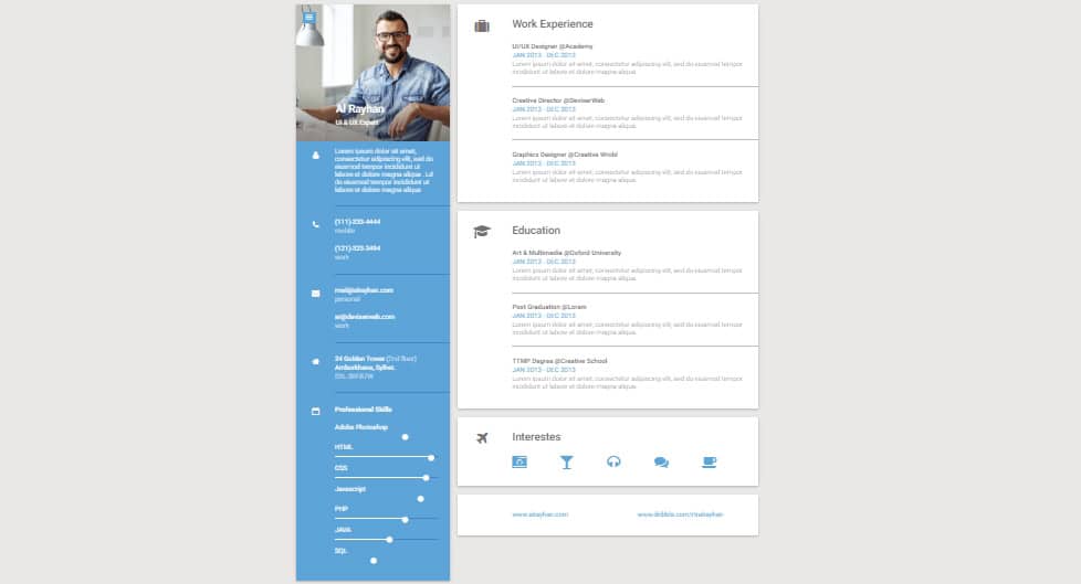 Al Rayhan Resume Template