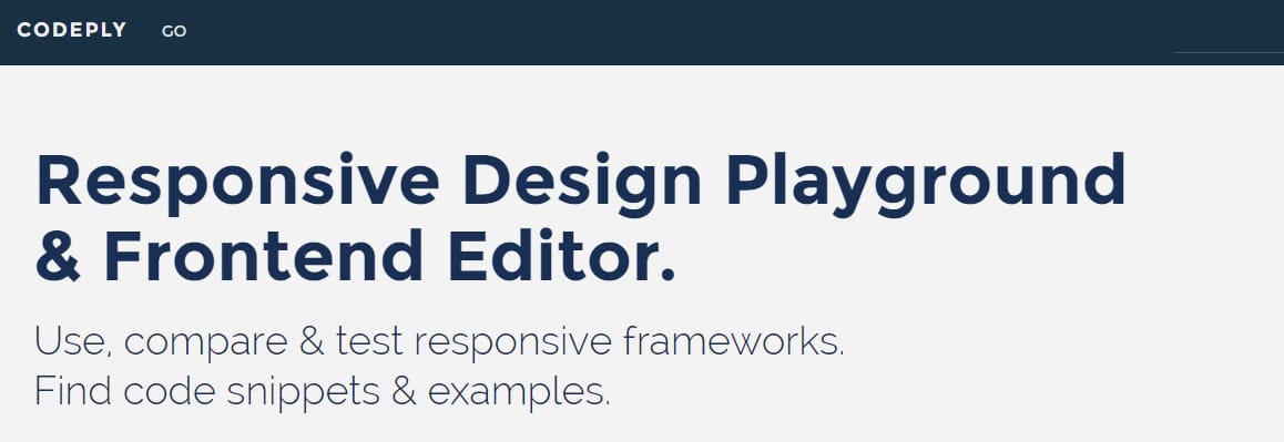 Compare responsive frameworks