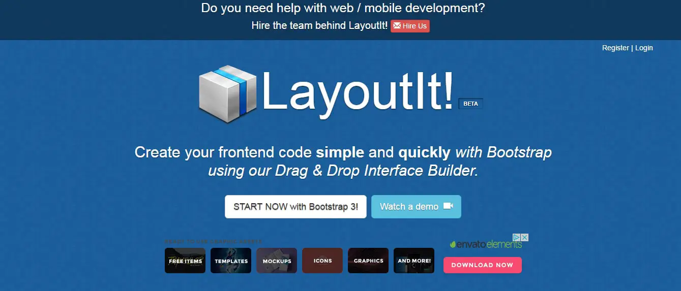 LayoutIt Interface Builder for Bootstrap