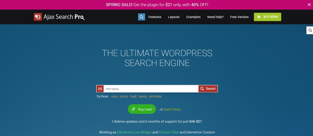 Best Search Engine Plugins for WordPress: Ajax Search Pro 