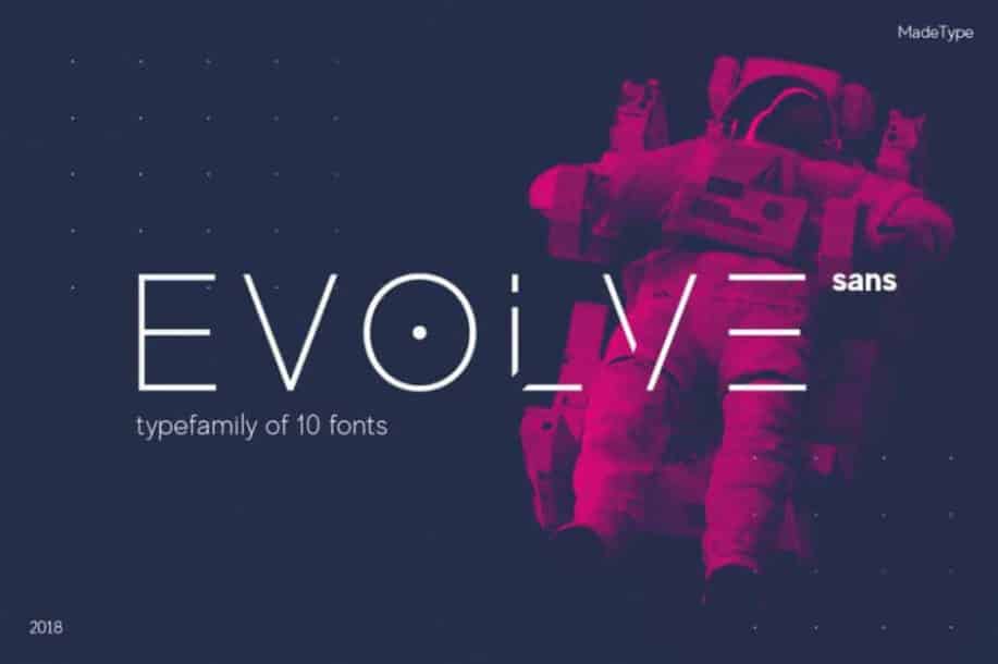 Evolve - Modern Font