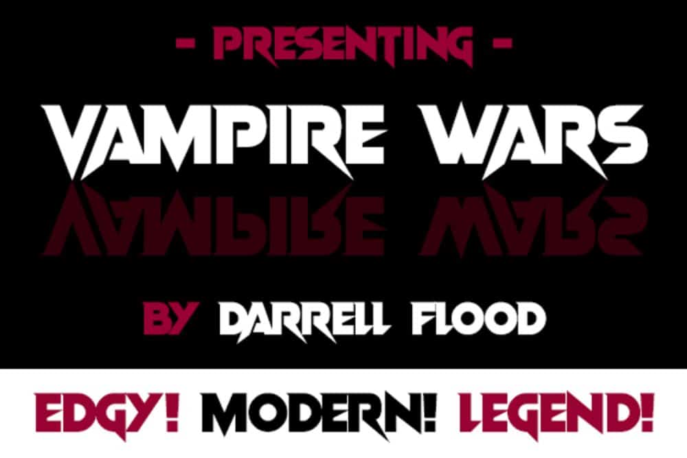 Free Cinematic Fonts for Videos: Vampire Wars 