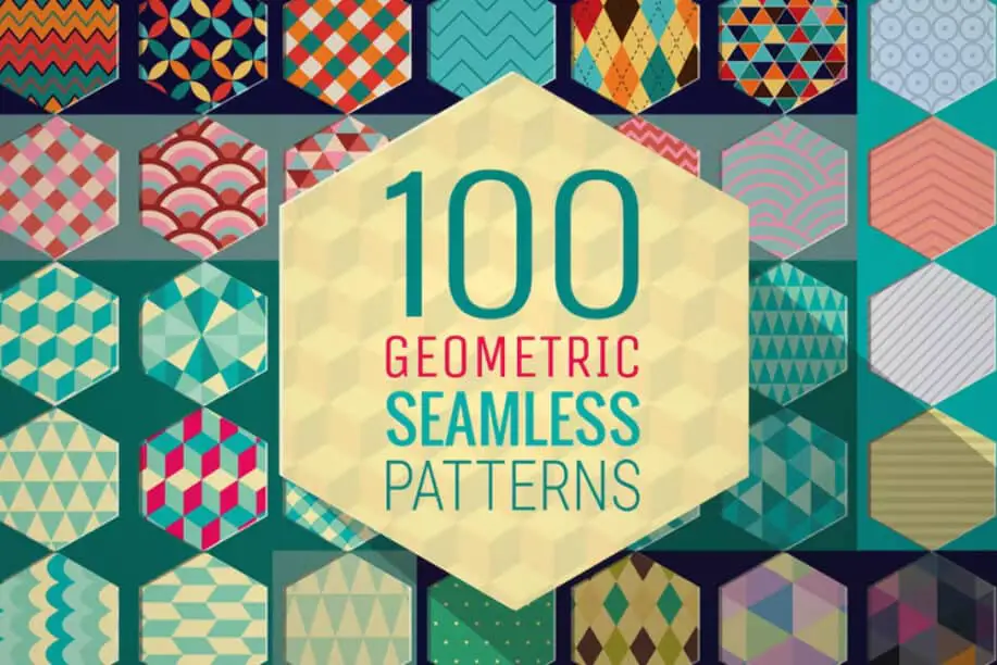 100 Geometric Seamless Patterns