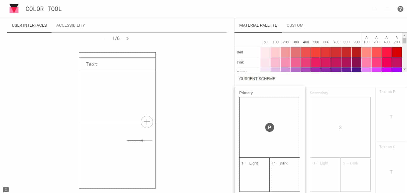 Material Design Color Tool