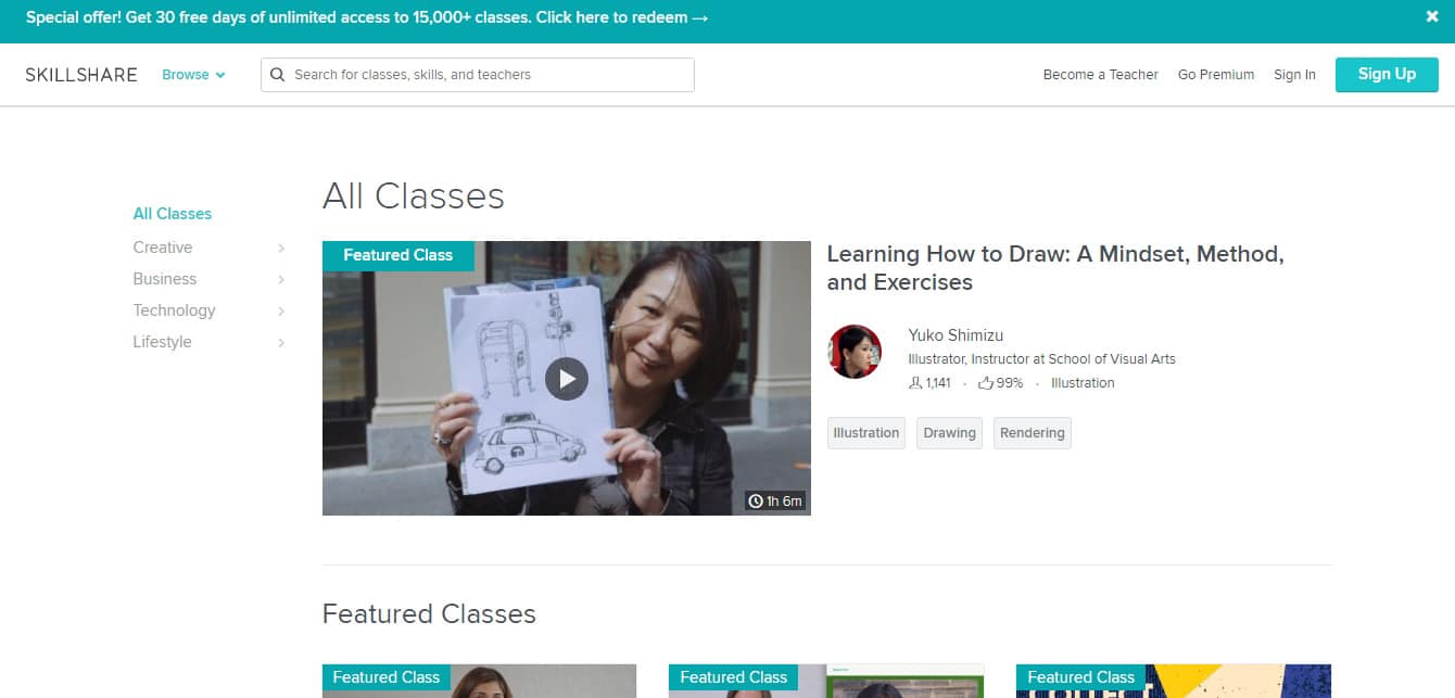 Skillshare Best UX Courses 