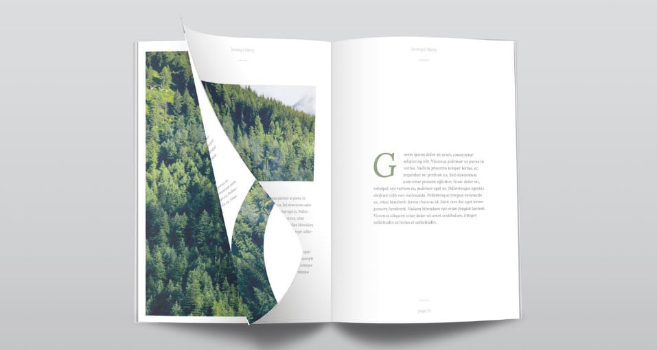 Ultra Clean Free PSD Magazine Mockup