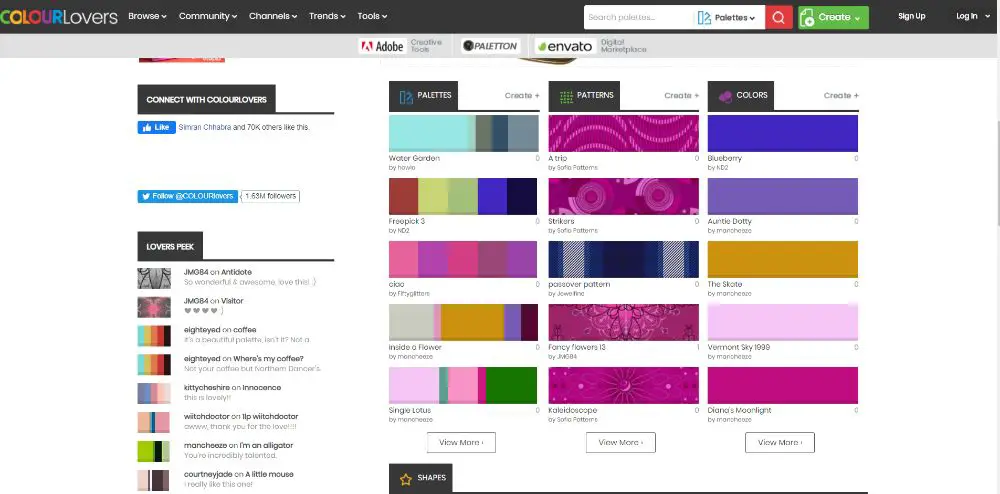 ColorLovers - Color Scheme Generators To Use in 2020