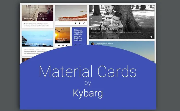 Material Design Cards