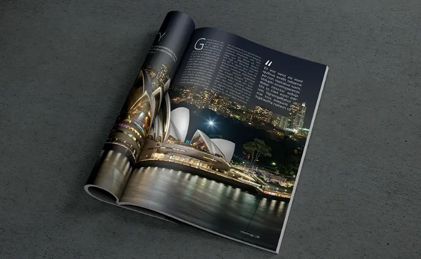 Photorealistic Magazine MockUp