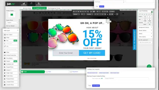 Free Pop Ups & Conversion Marketing Platform Shopify App