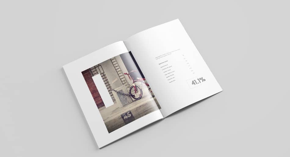 Letter Magazine Mockup