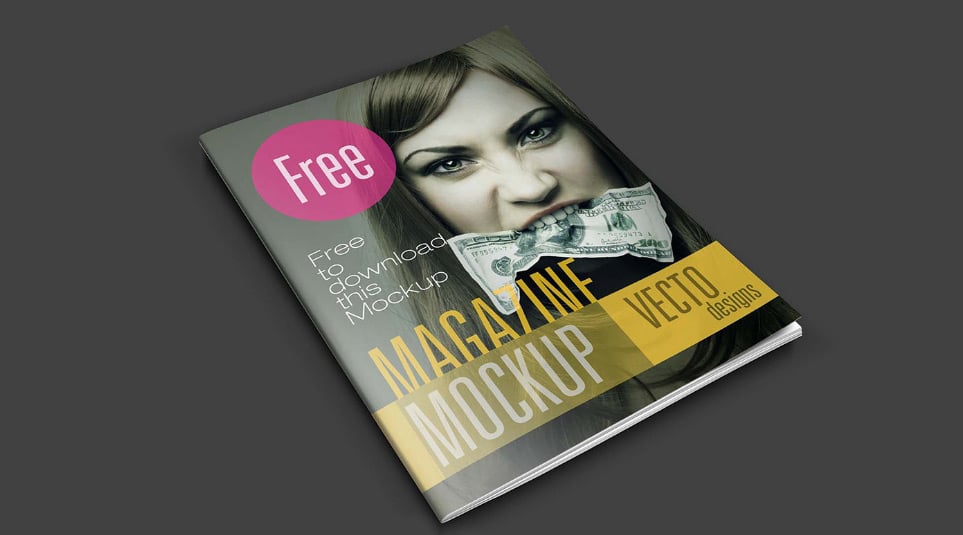 Free Magazine Mockup