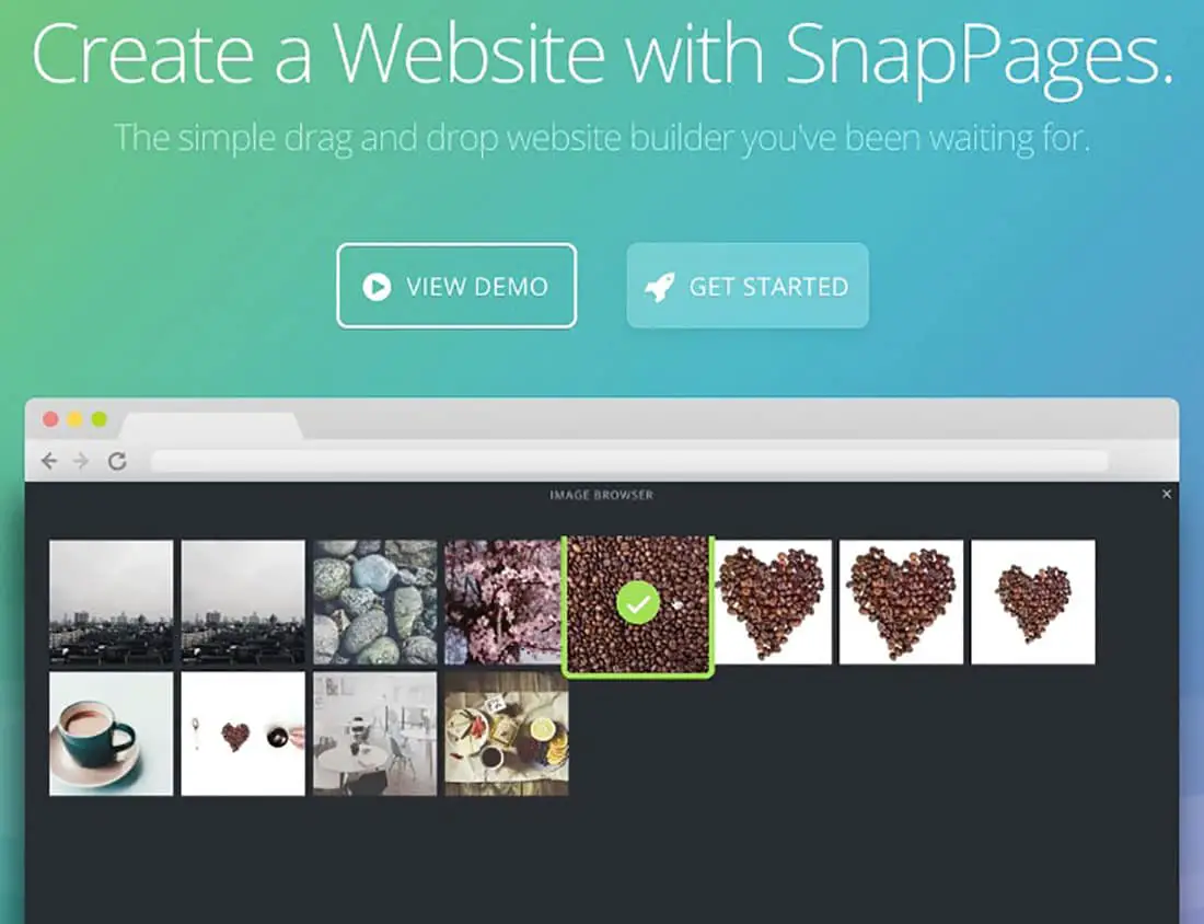 Snap pages Website Builder