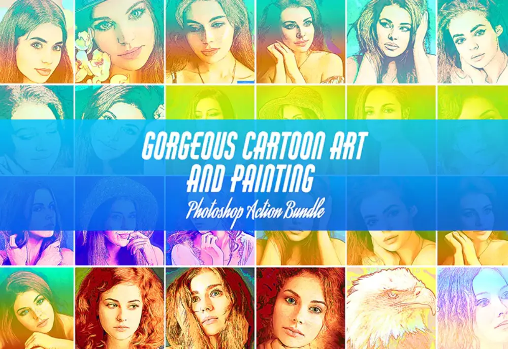 The Cartoon Painting Art Bundle