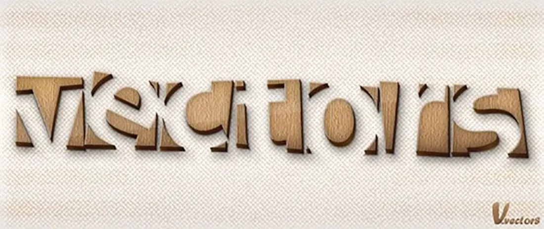 18 How to create a Wooden Text Effect