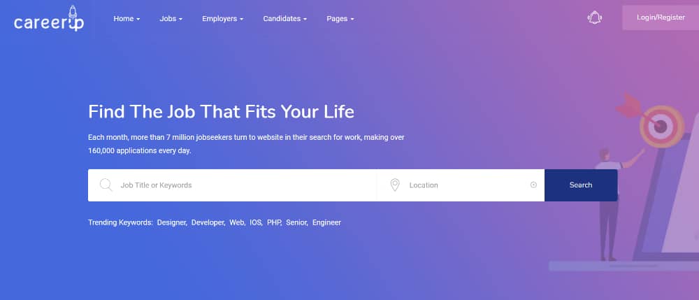 Best Job Board WordPress Themes of 2021: Careetup